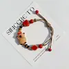 Pulsera de Cerámica Jingdezhen Nueva Historieta China Pulsera Boutique Venta al por Mayor Estudiante Joker Explosiones Puesto del Mercado Nocturno Pulsera