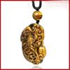 Suministro en Vivo del Fabricante de Colgantes de Piedra Ojo de Tigre para Hombres y Mujeres, Moderno Collar Marca Dragón de Piedra Ojo de Tigre Guanyin, Anillo con Colgante de Jade