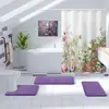 Alfombra de baño transfronteriza, alfombrilla de baño antideslizante, alfombra de baño suave, alfombrilla absorbente para bañera, alfombrilla de suelo para baño, ducha y lavabo