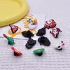 Serie Navideña Transfronteriza Insignias de Dibujos Animados de PVC Muñeco de Nieve Elk DIY Accesorios para Ropa Broche de Papá Noel