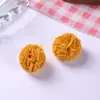 Pompons Coloridos de 2,5cm, Bolas Florais de Renda Coloridas, Bolas de Rede Elástica, Acessórios de Cabelo DIY, Acessórios de Roupa