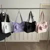 Moda Casual de Moda Tendencia Otoño 2026 Bolso de Hombro con Asa Corta Estilo Coreano Lazo Gran Capacidad Bolso Tote de Hombro Único