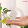 Bola Acrílica Transparente Bola Plástica Redonda Caixa de Embalagem Bola de Decoração de Natal Bola de Natal DIY Bola Oca Bola Redonda