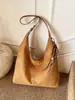 Bolsa tote minimalista de inverno transfronteiriça para mulheres, novo estilo 2026, grande capacidade, moda retrô, bolsa transversal versátil para o dia a dia