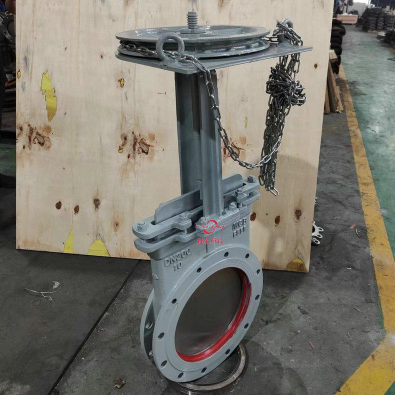 铸钢链轮刀闸阀园型实物图C1111.jpg