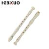 Clarinete blanco marfil de 8 agujeros de fábrica en alemán/inglés, ayuda para la enseñanza de la iluminación musical, introducción a la interpretación de instrumentos musicales
