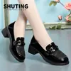 2026 Nuevos Mocasines de Malla, Huecos y Transpirables, Estilo Coreano, Súper Suaves, Elegantes Slip-On con Tacón Grueso, Zapatos de Verano para Mujer