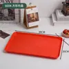 Bandeja de Paja de Trigo Estilo Nórdico Ins Bandeja Rectangular de Plástico para Uso Doméstico Taza para Empanadillas Taza de Té Plato Plato de Frutas