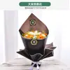 Suministros para Sacrificio del Día de Barrido de Tumbas Corona Simulada Corona Pequeña Flor para Tumba Superior Flor de Seda para Barrido de Tumbas Corona de Flores Artificiales Enredadera