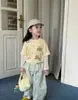 Camiseta Redonda de Manga Larga, Linda y Divertida, Versátil para Niños y Niñas de 0 a 6 Años, Top Parcheado Falso de Dos Piezas para Principios de Otoño