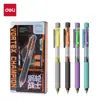Pluma de Gel Retráctil Deli, Alta Calidad, Diseño Elegante para Estudiantes de Secundaria, Secado Rápido, Escritura Suave, Adecuada para Exámenes Estudiantiles y Uso de Oficina