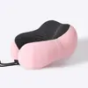 Almohada Personalizada en Forma de U de Espuma Viscoelástica, Regalo Promocional con Patrón de Logo Personalizado, Accesorios Completos, Directo del Fabricante, Almohada de Soporte para el Cuello
