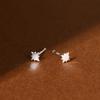 Serie S999 de Clavos para Hélice de Oreja Completamente de Plata de Ley Que No Necesitan Quitarse al Dormir, Joyería de Oreja Geométrica Mini Compacta y Exquisita al por Mayor