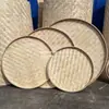Accesorios Decorativos: Hojas de Té Grandes para Secar, Placa de Bambú, Tamiz Tejido de Bambú, Recogedor de Polvo para Baile, Redondo para Pintura No Poroso, En Stock