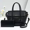 [Venda Quente de Comércio Exterior] Nova Bolsa Feminina 2022 Moda Bolsa de Mão Conjunto de Duas Peças Vintage Bolsa de Ombro Transversal Feminina