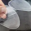 Almohadilla de Medio Tamaño Silicona Transparente Almohadilla para Metatarso Masaje Alivio de Presión Almohadilla para Metatarso Zapato Grande Almohadilla de Pie de Medio Tamaño