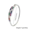 Pulsera de moda de temperamento nuevo con circonita de color incrustada en cobre Europa y América deseo Amazon transfronterizo joyería de mano para mujer al por mayor
