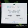 Halloween Nuevo Pegatina de acrílico para la cara Tatuaje de diamante Pegatina de diamante para la cara Pegatina de strass para la cara Resina