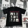 25Fw Erd Melancólico Rico Segunda Generación Nicho Marca de Moda Verano Americano Algodón Puro Holgado Camiseta de Manga Corta para Hombre Pareja