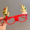 Nuevas Gafas Lindas de Reno Navideño para Niños con Montura de Alce Navideño para Vestir la Atmósfera de Santa Claus