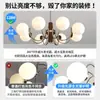 Lustre francês antigo para sala de estar, estilo Bauhaus, retrô, com feijão mágico, luminária de design vintage para restaurante de alta qualidade