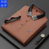 Camisa polo Runenboro para hombre, color liso, cuello de solapa, bordado en cuello de computadora, transpirable, suministro para comercio electrónico para hombre, camiseta para hombre