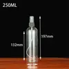 Spot 50 100ml Botella de Plástico PET Transparente Botella con Atomizador Doméstica Portátil Pequeña Botella con Atomizador Botella para Alcohol Loción