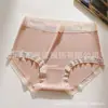 R029# modal cintura alta 7A antibacteriano hilo de seda de morera encaje de algodón ropa interior femenina cintura alta cadera elástica grande