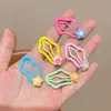 Grampo de Cabelo Nuvem para Crianças BB Clip Clip de Testa Acessório de Cabelo para Meninas, Ornamento de Cabelo para Fios Soltos, Presilha para Franja Lateral, Grampo Colorido