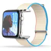 Adequado para Pulseiras de Apple Watch, Pulseira de Nylon de Duas Seções Compatível com Apple Watch Séries S e Ultra