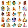 50 Folhas/Pacote, Apenas com Links de Código de Produto, Compra Direta Transfronteiriça, Em Estoque Atacado Adesivos DIY para Mala e Caderno