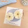 Nuevo Pasador de Pelo con Flor de Tela Estilo Primavera, Borla de Perlas, Moderno y Versátil, Elegante Pinza de Cocodrilo, Accesorio para el Cabello de Nicho