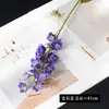 Jardín Floral de Monet Serie Morada Delphinium Flores Artificiales Estilo Bosque Apariencia Natural Decoración de Fondo para Escenario de Boda