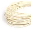 Corda Redonda de Couro Sintético DIY Pulseira de Corda Elástica Colar Material para Joias Lanyard de Boneca Acessórios Corda de Pingente Pequeno