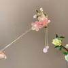 Horquilla de Metal con Borla de Verano 2025 Estilo Chino Nuevo para Mujer Estilo Antiguo Accesorios para Recogidos Accesorios para Banquetes Tocados de Lujo Ligero