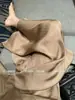 Pantalones Casuales de Acetato Satén Color Champán de Pierna Ancha para Mujer, Verano 2026, Delgados de Alta Gama de Corte Holgado Estilo Bf, Estilo Perezoso, Pantalones Caídos