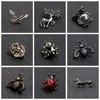 [Caliente] Broche serie de animales e insectos europeos y americanos pasador de solapa para hombres y mujeres clip de cuello de camisa pasador de hebilla 2021 Nuevo broche