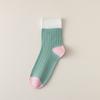 Calcetines Zhuji para mujer primavera y verano nuevos calcetines color dopamina marea calcetines de algodón transpirables desodorantes absorbentes de sudor de fibra de bambú al por mayor