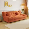 Sofá Plegable Bidireccional Nube Multifuncional Sala de Estar Apartamento Pequeño Sofá Cama Moderno Minimalista Estilo Crema Modelo de Celebridad de Internet
