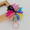 Anillo para el cabello caliente transfronterizo DIY para niña, banda elástica pequeña para el cabello, cuerda para el cabello hecha a mano al por mayor, tesoro color caramelo
