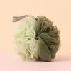 Bolas de Baño Espumosas de Dos Colores, Bola de Flor de Baño Grande de Color Patchwork, Artículos de Baño Engrosados para Adultos