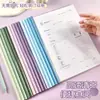 Clip de Palanca de Color Degradado Carpeta Transparente de Alto Valor A4 Carpeta para Exámenes con Clip de Palanca Engrosado en Forma de Gota Venta al por Mayor
