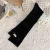 Calcetines altos de algodón para mujer, estilo coreano, con estampado de letras, simples, adelgazantes, transpirables, para primavera y otoño.