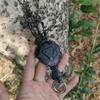 Mosquetão Grande Triangular Transfronteiriço Preto Fivela de Puxar Fácil Porta-Chaves Anti-Perda Pingente para Mochila de Montanhismo Clipe para Mochila Venda por Atacado