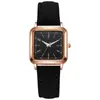 2025 Nuevo Reloj de Comercio Exterior Moda Casual Reloj de Pareja Blanco y Negro Cuadrado Digital de Cuarzo Fabricante Venta al por Mayor