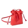 Bolsa de Nube con Cordón de Cuero Genuino Estilo Coreano para Mujer, Nueva Bolsa de la Suerte Versátil, Bolsa para Teléfono Móvil, Bolso Cruzado Casual y Sencillo para el Trabajo