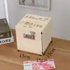 Caja de Dinero con Candado, Caja de Contraseña Depositante y Retirable, Regalo para Niños, Alcancía Grande de Celebridad de Internet para Estudiantes, Caja de Dinero para Adultos