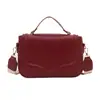 Diseño de Moda Color Sólido 2026 Grabado Gran Capacidad Elegante Correa Ancha Bolso Cruzado para Mujer Bolso Pequeño Cuadrado de Hombro