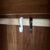 [Hongyuan] Expansão de Guarda-Roupa Gancho S de Plástico Tubo Redondo Sólido Tubo Quadrado Acessórios de Rack de Tubo de Aço Inoxidável Faixa Plana Colocação Sem Prego