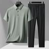 Ropa de verano para hombre de dos piezas de alta gama, un conjunto de traje deportivo para hombre, ropa a juego para hombre, pantalones
